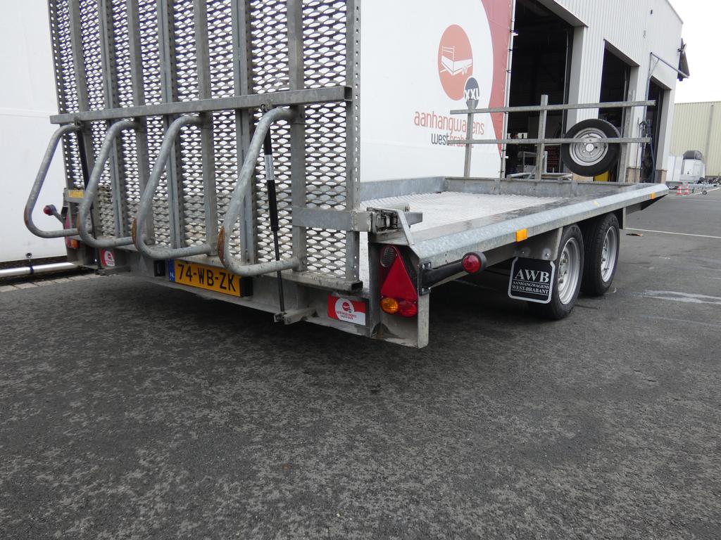 Hapert Machinetransporter tandemas 385x190cm 2700kg